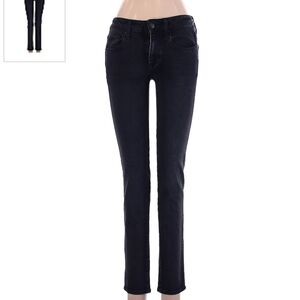 American Eagle AEO Black Skinny Jeans Super Stretch 4Times Women's 2 Fitted EUC